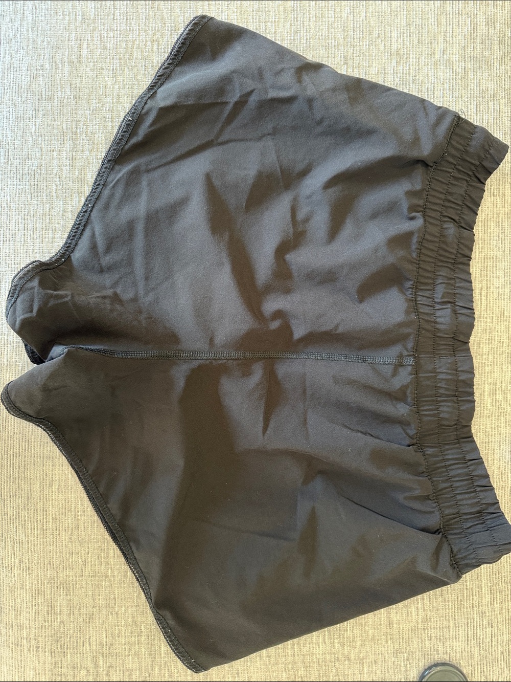 90 Degree By Reflex Black Elastic Waist Athletic Shorts - Picture 4 of 4